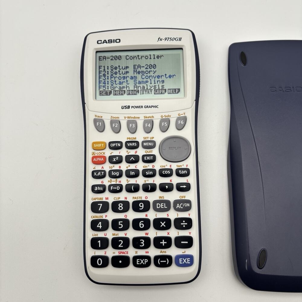 Casio fx-9750GII Graphing Calculator With Slide Cover, Tested Working. Clean. - Picture 10 of 13